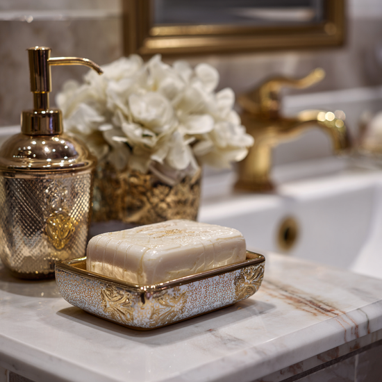 L'Art du Luxe dans Votre Salle de Bain : Le Porte-Savon Cristal Premium