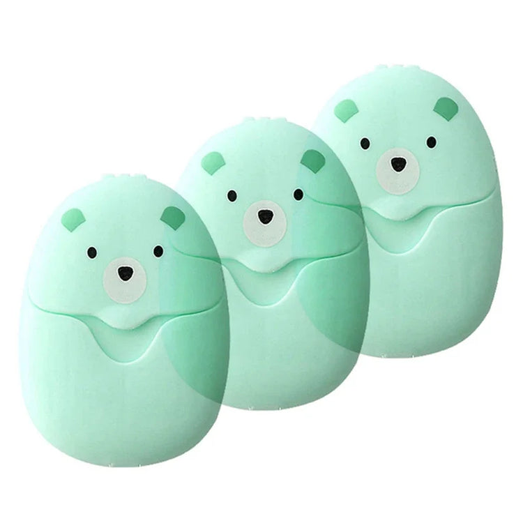 Feuilles savon voyage écologique compact - Solution hygiène légère bagages