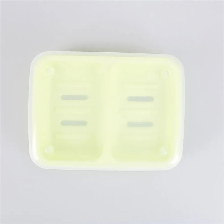 Porte-savon double premium utilisation capacité maximale organisé fonctionnel élégant 80g stable deux savons salle de bain