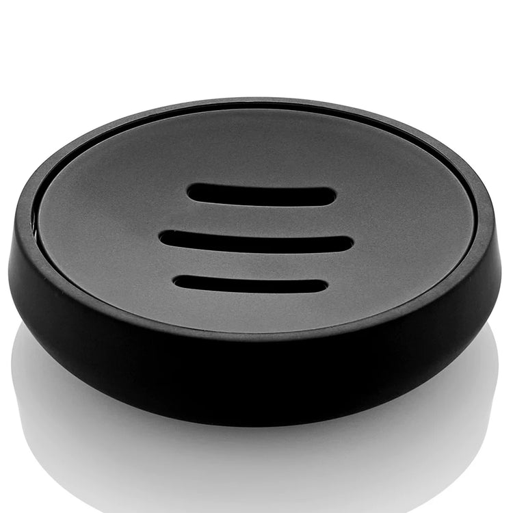 Porte-savon lavabo vue détaillée - Accessoire évier design premium matériaux durables salle de bain