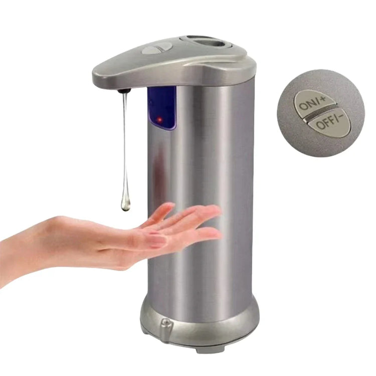 Distributeur savon automatique design moderne - Installation murale ou pose libre antibactérien