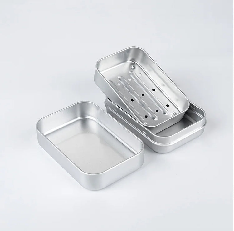 Porte-savon aluminium premium anti-corrosion - design épuré moderne installation simple salle de bain