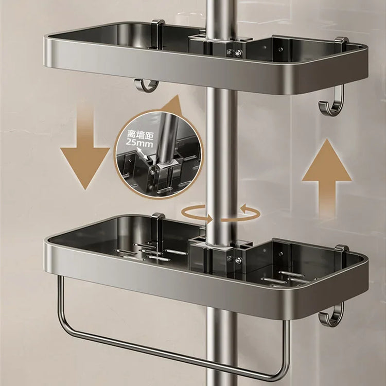 Support porte-savon douche moderne design fonctionnel - stabilité optimale organisation parfaite produits soin