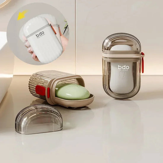 Boîte porte-savon voyage hermétique ultra-légère - Protection étanche savons nomade