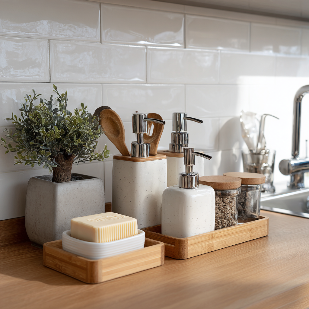 Porte-Savons Cuisine - Distributeurs Évier et Accessoires