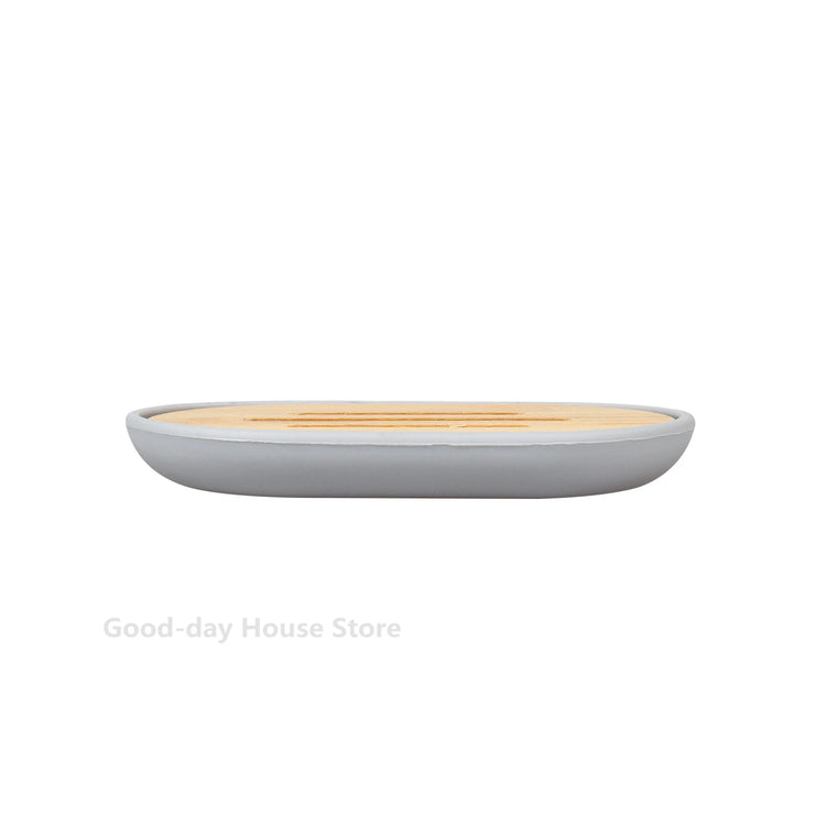 Accessoire salle de bain premium organisé - Porte-savon brosse dents moderne avec séchage rapide optimal
