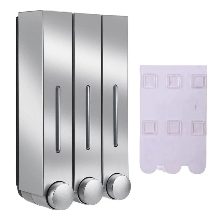 Accessoire salle de bain porte-savon moderne - Support stable gel douche et flacons liquides design épuré
