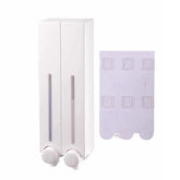 Accessoire salle de bain porte-savon moderne - Support stable gel douche et flacons liquides design épuré
