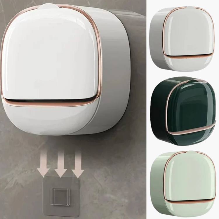 Boîte porte-savon étanche voyage compact - Protection hygiénique hermétique 330g