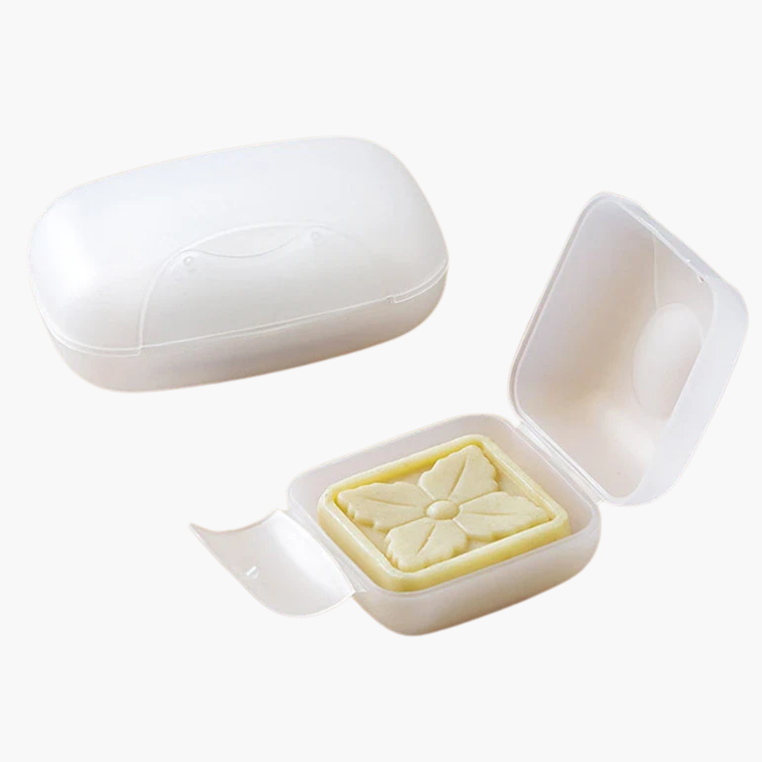 Boîte porte-savon étanche voyage plastique haute qualité résistant - système fermeture hermétique breveté 100% imperméable transport sécurisé nomade
