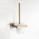 Brosse de toilette or