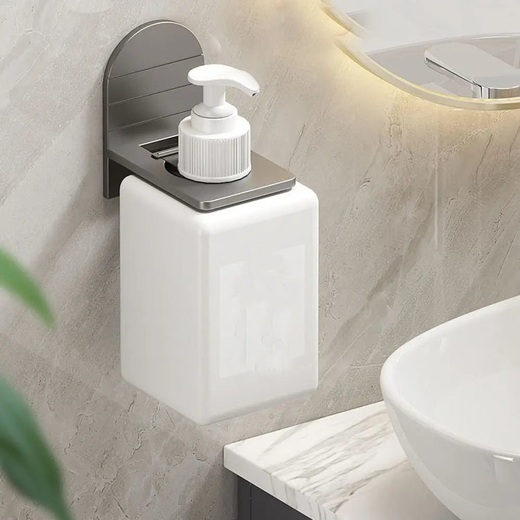 Design créatif porte-savon bouteille, forme sculpturale artistique premium
