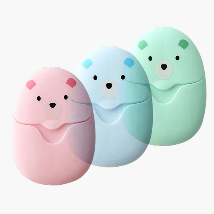 Feuilles savon voyage premium innovation portable - Hygiène ultra-compact 50g