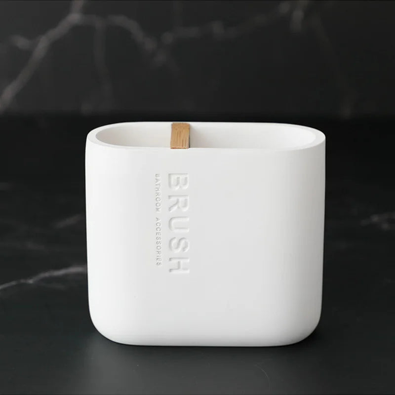 Fonctionnalités porte-savon brosse à dents 2-en-1, organisateur premium anti-dérapant
