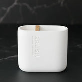 Fonctionnalités porte-savon brosse à dents 2-en-1, organisateur premium anti-dérapant
