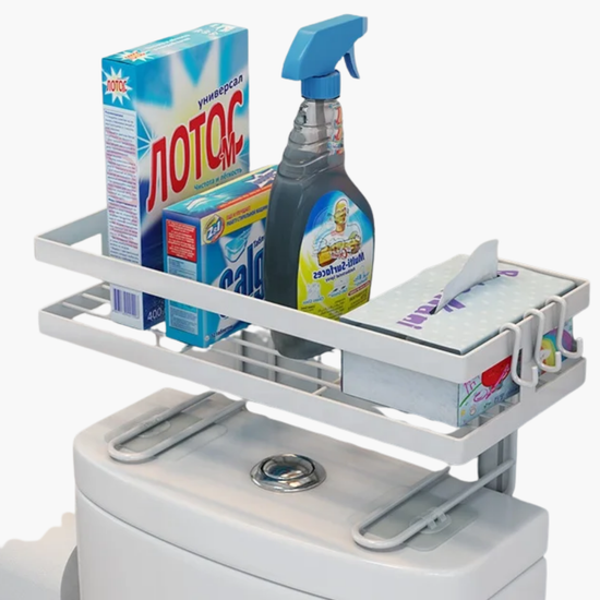 Organisateur salle de bain inox premium rangement papier toilette savon - multifonctionnel sur pied acier inoxydable blanc noir
