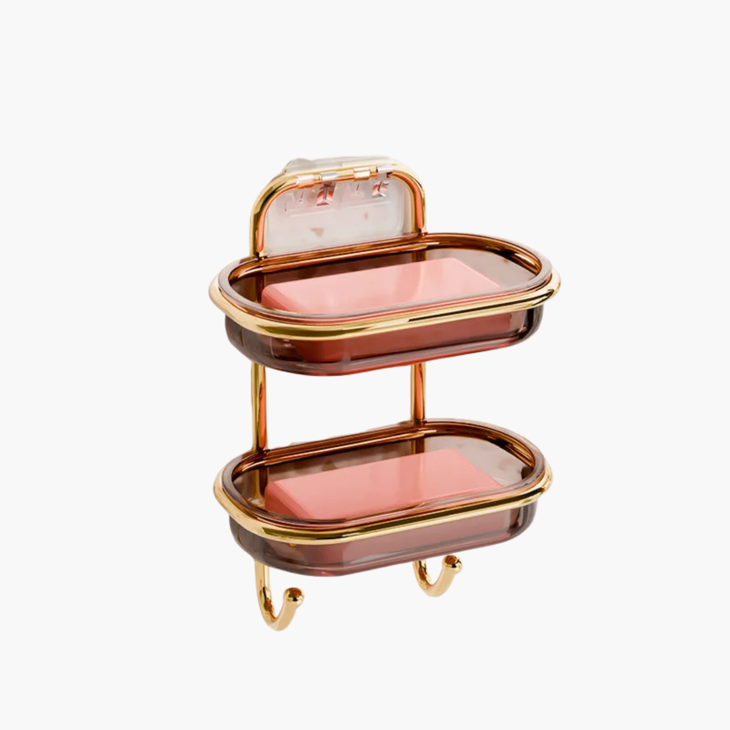 Panier porte-savon suspendu premium drainage optimal - Accessoire douche moderne pratique organisation verticale