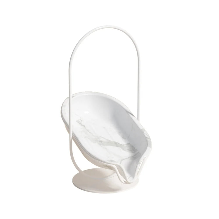 Porte-savon acier inoxydable design moderne - Accessoire salle de bain hygiénique anti-corrosion
