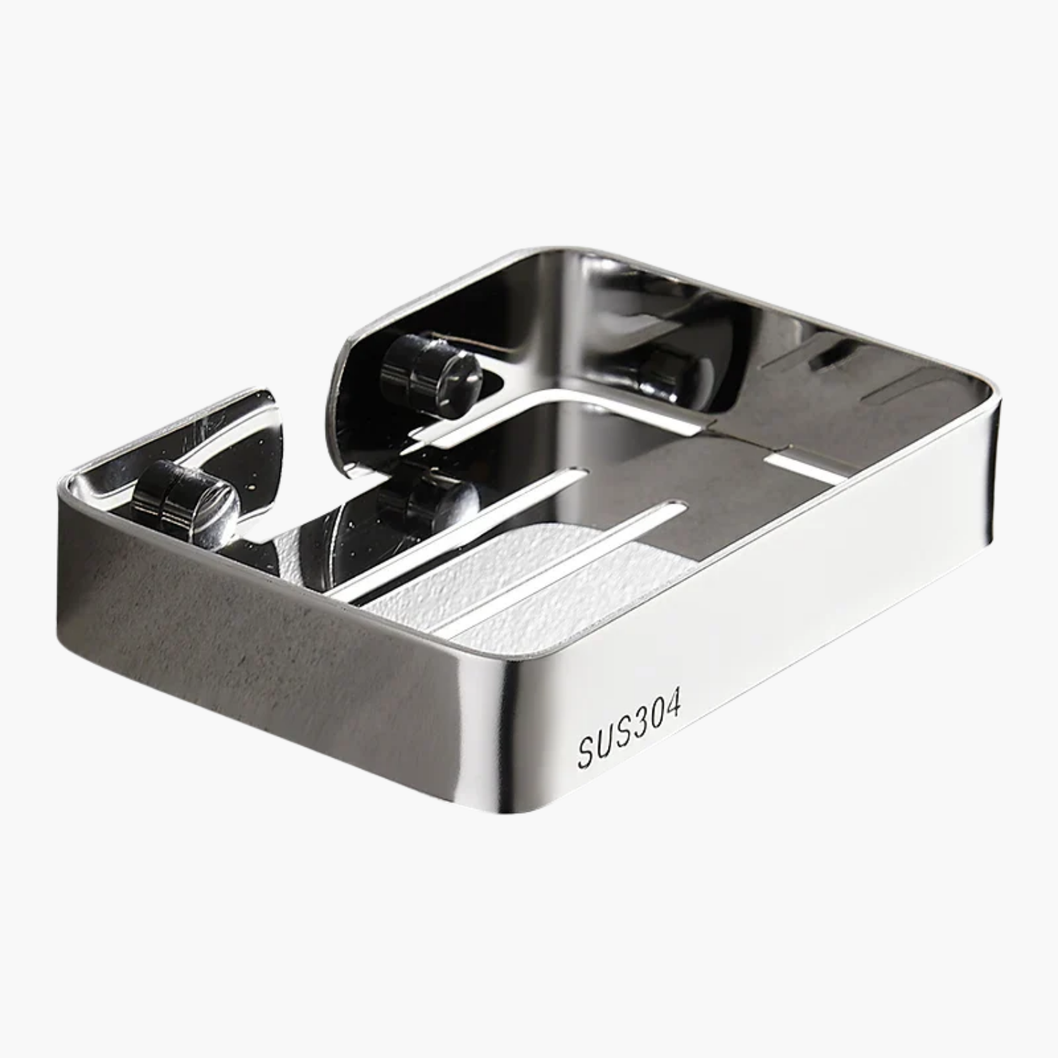 Porte-savon acier inoxydable premium design moderne industriel - Support savon inox résistant corrosion salle de bain contemporaine