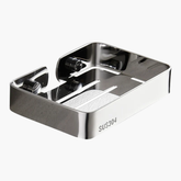 Porte-savon acier inoxydable premium design moderne industriel - Support savon inox résistant corrosion salle de bain contemporaine