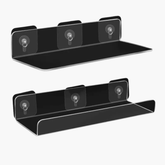 Porte-savon acrylique transparent robuste - matériau PMMA anti-rayures installation facile salle de bain