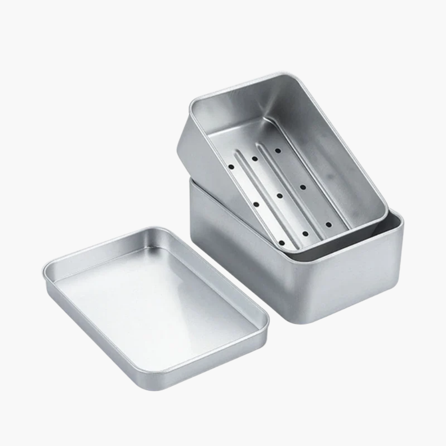 Porte-savon aluminium premium design moderne ultra-léger 74g - résistant corrosion salle de bain contemporaine