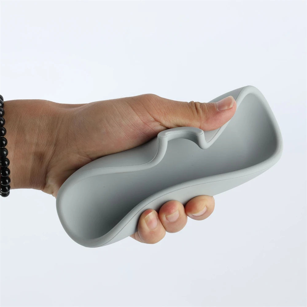 Porte-savon antidérapant - démonstration de la flexibilité et facilité d’entretien 