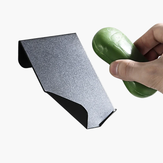 Porte-savon autocollant premium adhésif sans perçage - Installation facile salle de bain
