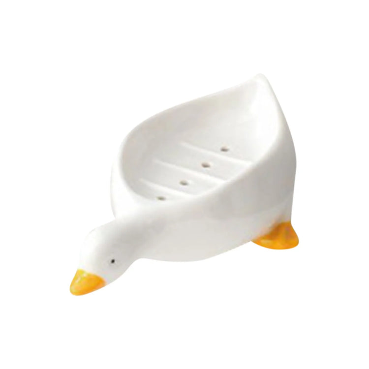 Porte-savon canard premium ergonomique - design animal contemporain résistant humidité base antidérapante
