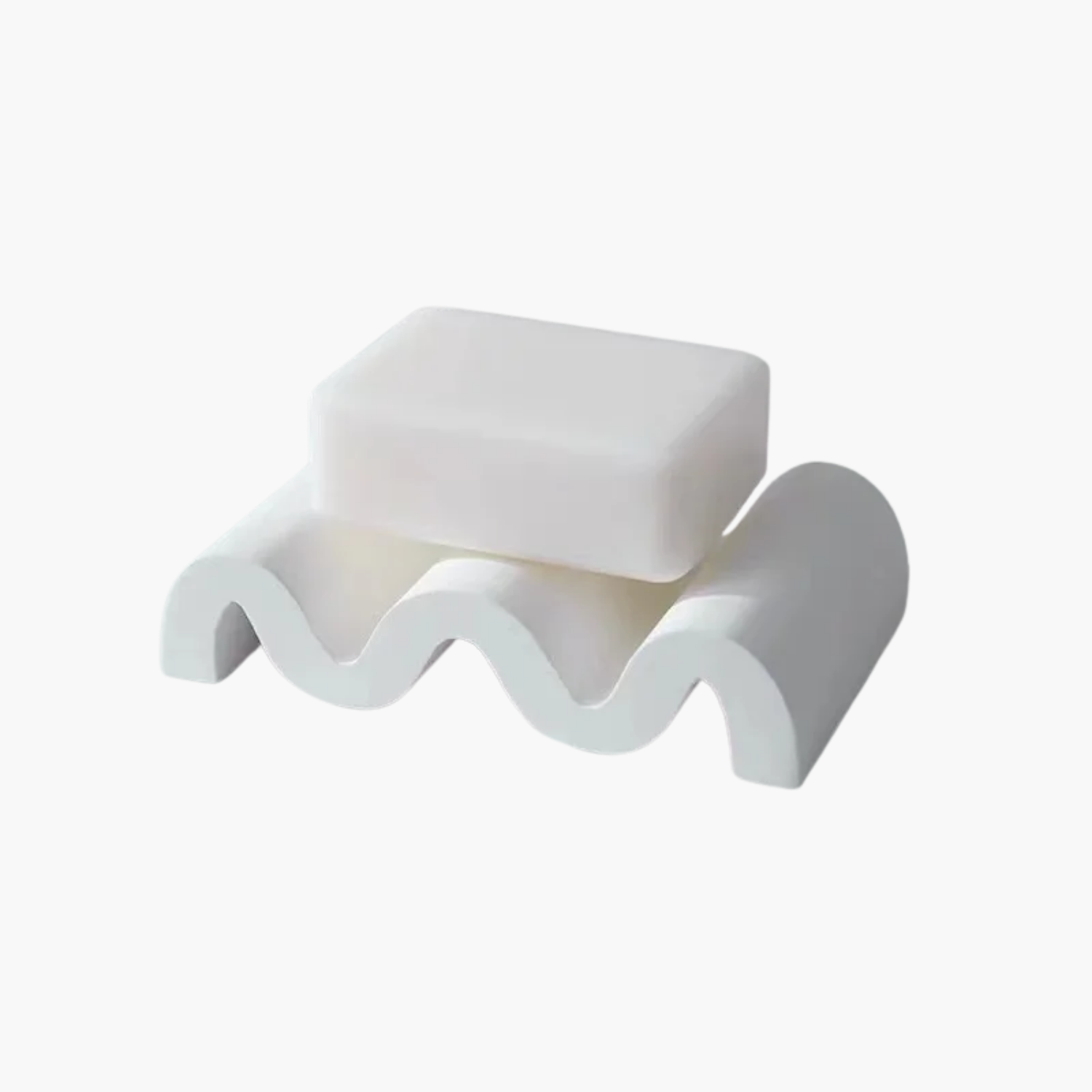 Porte-savon ciment industriel design béton brut 