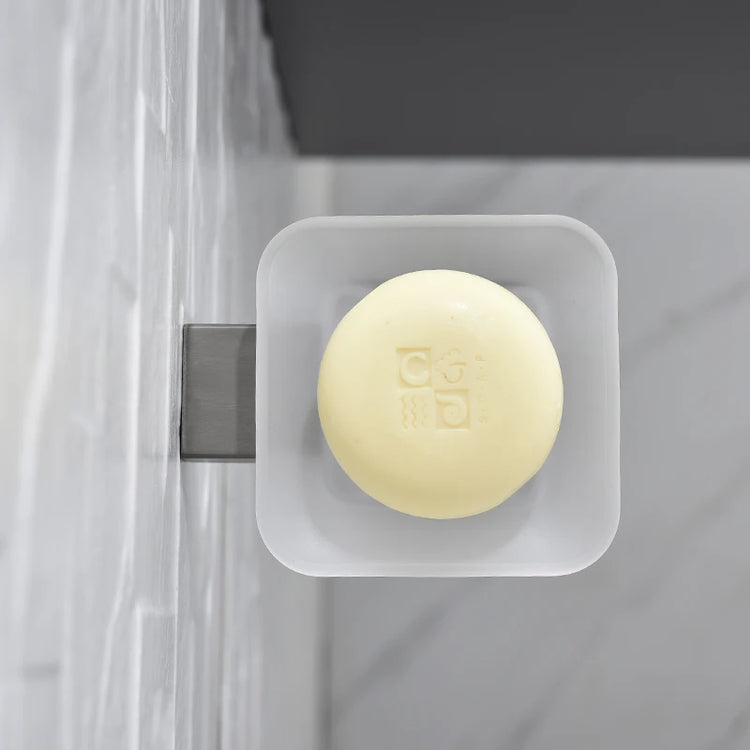 Porte-savon cuisine inox haute qualité résistant corrosion - mécanisme pompe renforcé distribution fluide mains grasses
