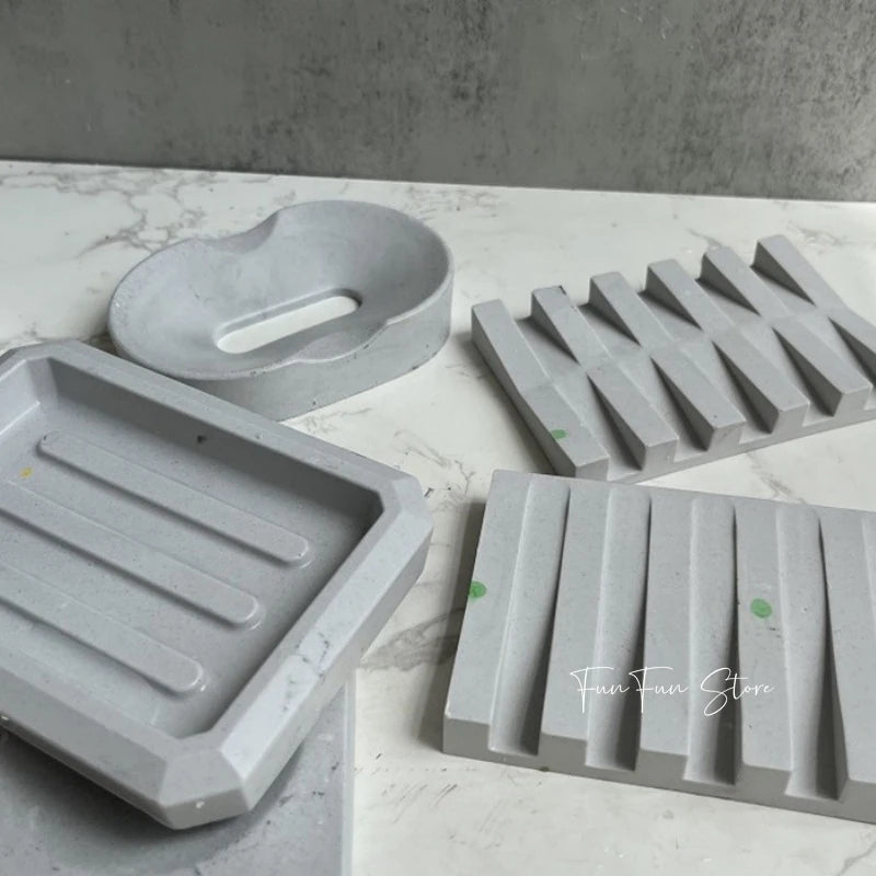 Porte-savon décoratif design premium vue détaillée accessoire artistique sculptural moderne création contemporaine salle de bain
