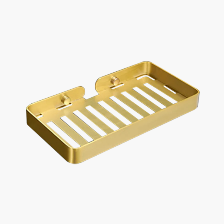 Porte-savon doré premium luxe sophistiqué finition or élégante 350g majestueux - Le porte savon