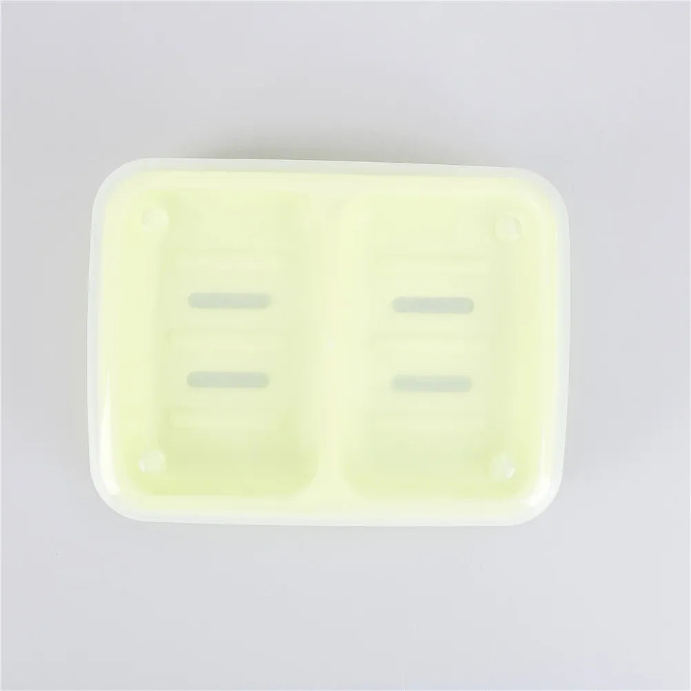 Porte-savon double premium utilisation capacité maximale organisé fonctionnel élégant 80g stable deux savons salle de bain
