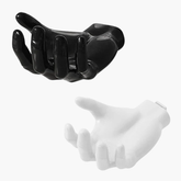 Porte-savon en forme de main artistique design sculptural - Accessoire salle de bain original premium