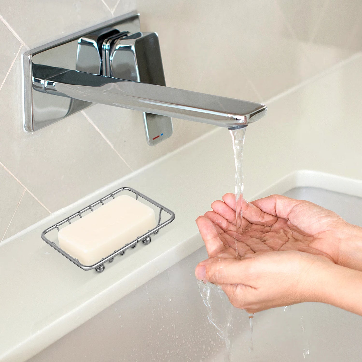 Porte-savon fer forgé premium artisanal authentique noble traditionnel élégant œuvre art fonctionnelle exclusive personnelle salle de bain
