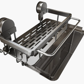 Porte-savon fer inox premium industriel robuste durable moderne résistant matériau inoxydable anti-corrosion salle de bain