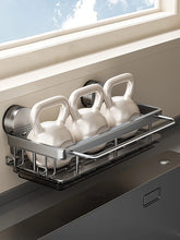 Porte-savon fer inox premium vue détaillée industriel robuste durable moderne résistant 650g massif stable salle de bain
