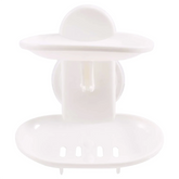 Porte-savon lavabo vue détaillée - Accessoire évier design premium matériaux durables salle de bain.
