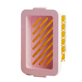 Porte-savon maille premium angle profil - Drainage optimal aéré moderne fonctionnel élégant salle de bain
