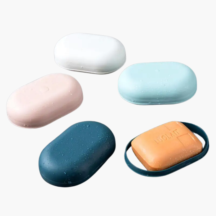 Porte-savon moderne bleu océan - Couleur apaisante énergisante salle de bain