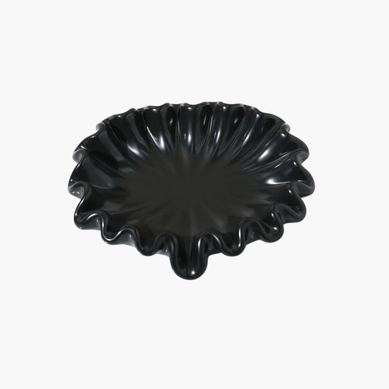 Porte-savon noir mat élégant design moderne - Accessoire salle de bain contemporain sophistiqué