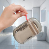 Porte-savon nomade dimensions 11x7x4.5cm - Accessoire voyage hygiène ultra-compact
