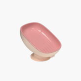 Porte-savon ovale premium lignes arrondies sophistiquées - design ergonomique moderne stabilité optimale salle de bain