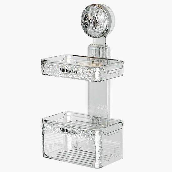 Porte-savon sans trou minimaliste design moderne - Accessoire salle de bain épuré 518g