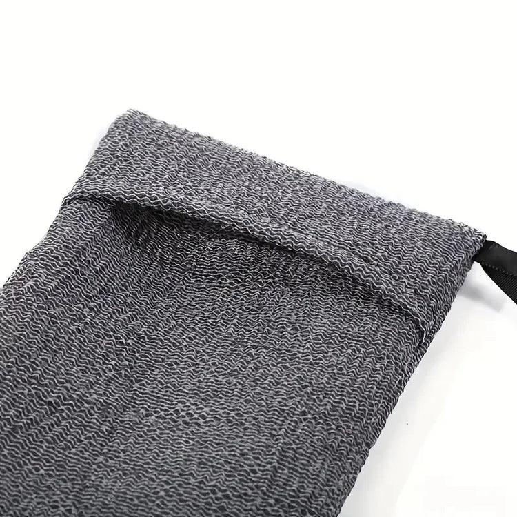 Porte-savon tissu compact pour voyage - format optimisé bagages alternative durable emballages plastiques écologique
