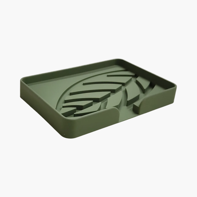 Porte-savon universel classique - Vue latérale montrant la stabilité et l&