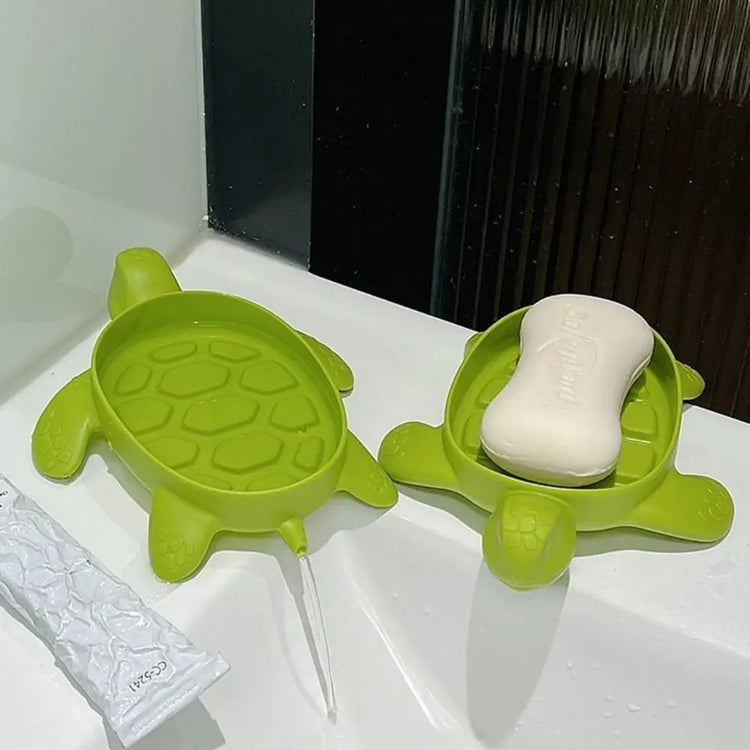 Porte-savon vert premium sérénité naturelle zen salle de bain harmonie écologique moderne
