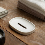 Porte-Savon Toilette Compact Premium - Support WC Espace Réduit - Vignette | Le porte savon