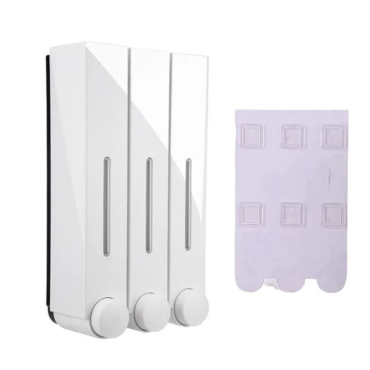 Porte-Savon Gel Douche Premium - Support Flacons Liquides Distributeur Moderne